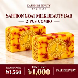 Saffron goat milk 2 pieces